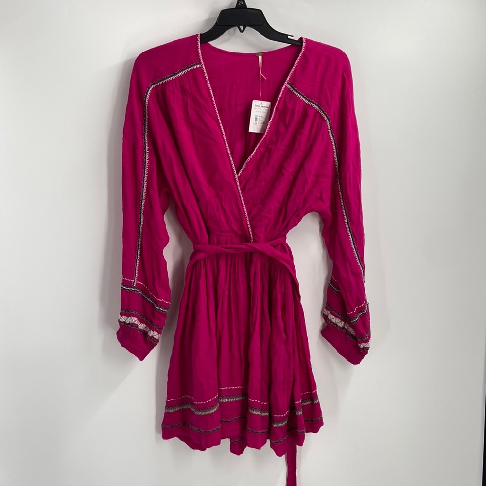 Free People Wrap Mini Dress